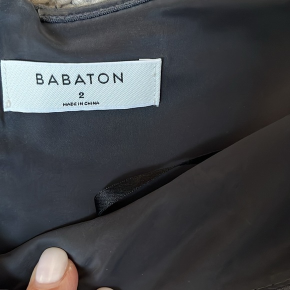 Aritzia Babaton Terrace dress grey sz 2 - Picture 7 of 9